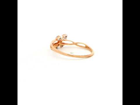 Minimalist Dazzle Rose Gold Ring