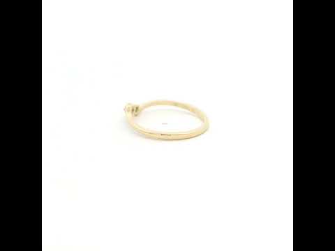 Gentle Gleam Diamond Ring 9K