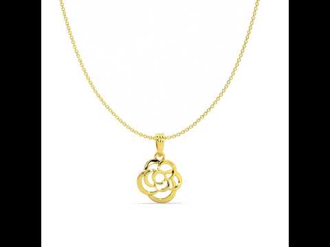 Bloom Aura Gold Pendant 22K