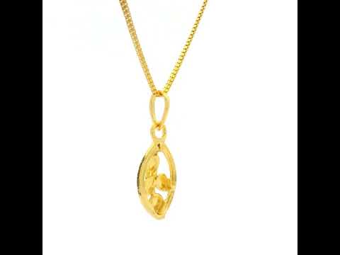 Aesthetic Glam Gold Pendant