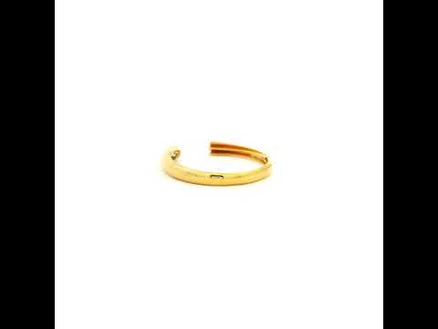 Minimalist glow Gold Ring