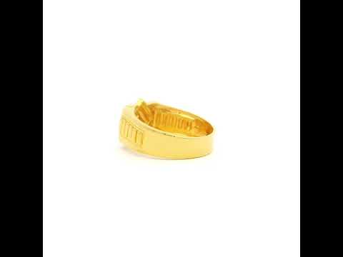 Splendour Shine Men Gold Ring