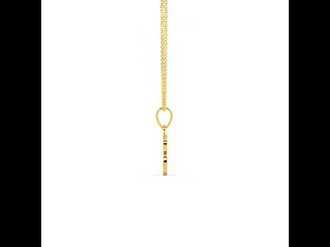 Cute Kitty 18K Gold Locket for Kids