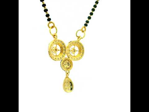 Marvelous Shine 18K Diamond Mangalsutra Pendant