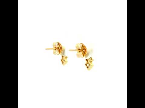 Petite and Glazed Diamond Studs
