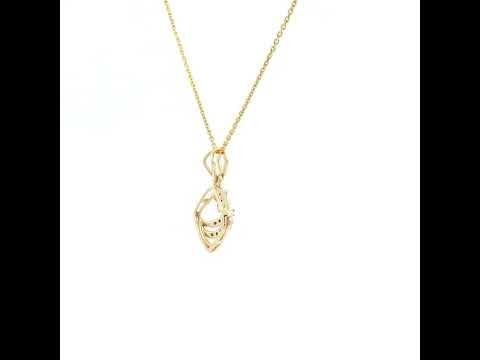 Ravishing Shine 9K Diamond Pendant
