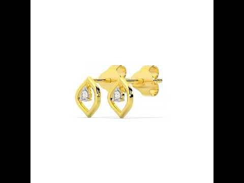 Nova Glaze Gold Studs
