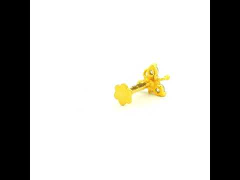 Delicate Clover Diamond Nose Pin