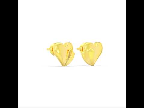 Adorable Glow 22K Gold Studs
