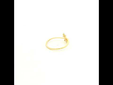 Gentle Spark 14K Diamond Ring