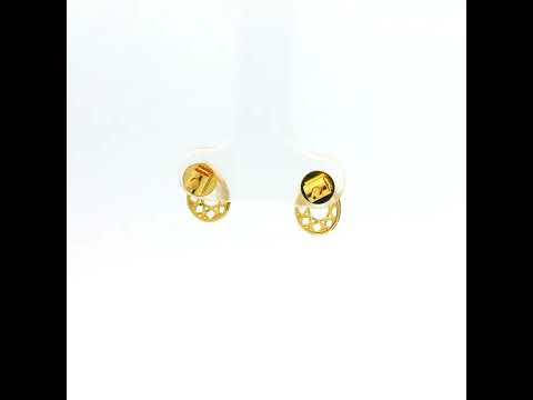 Tiny Glow Gold Studs