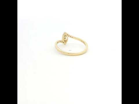 9K Shimmer Light Diamond Women Ring