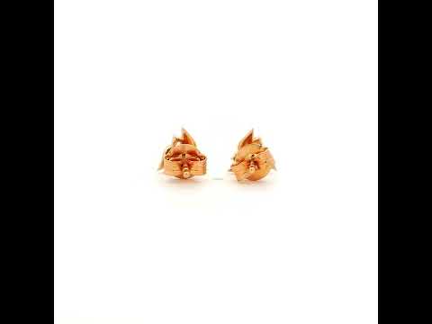 Rose Gold Flora Studs