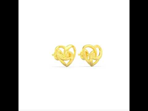 Quiet Promise 22K Gold Studs
