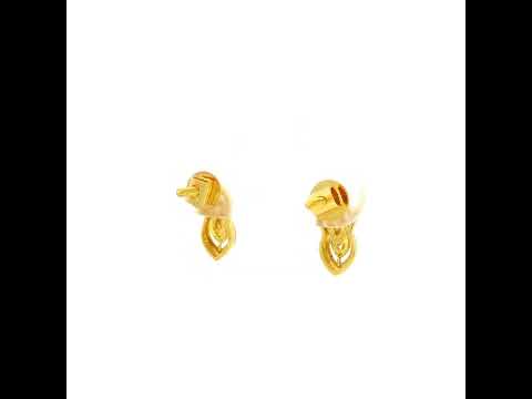 Stylish Glimmer Gold Earrings for Women