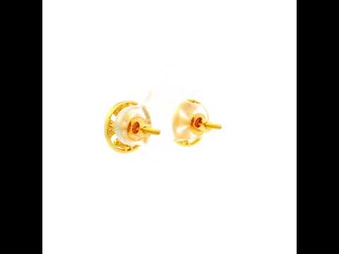 Petite Clover Gold Studs
