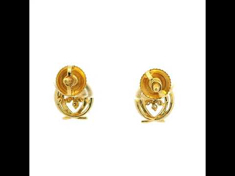 Bold Appealing Sunlit Starfish Gold Studs 14K