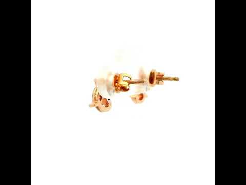14K Petite Rose Gold Studs For Delicate Charm
