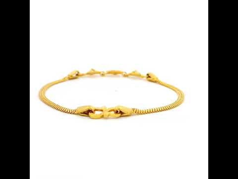 Sparkling Charms Gold Bracelet