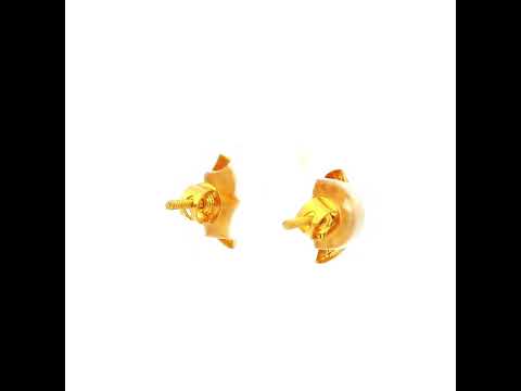 Stylish Gold Studs For Modern Minimalism