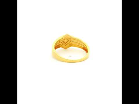 Modern Chivalry Men Gold Ring