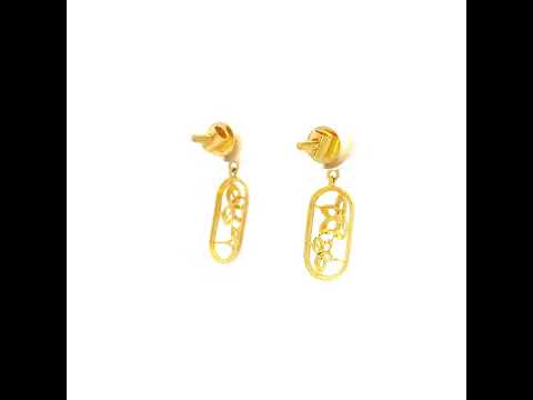 Modish Magic Gold Earrings for Women