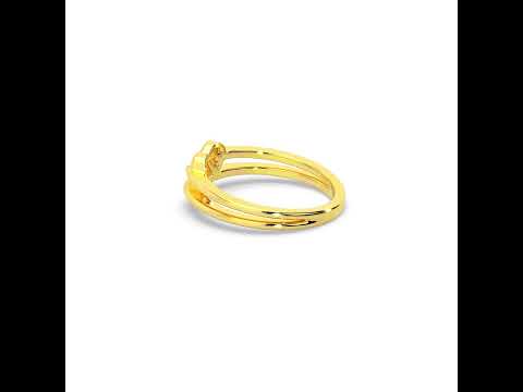 Luxuriant and Modest 18K Gold Ring