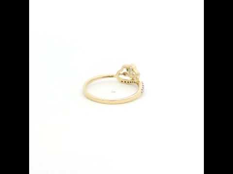 9K Eternal Blossom Diamond Women Ring