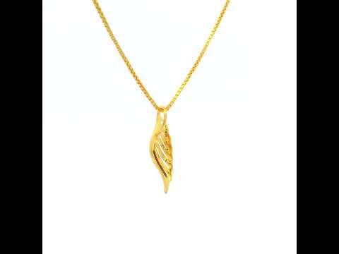 Breezy Wings Gold Pendant