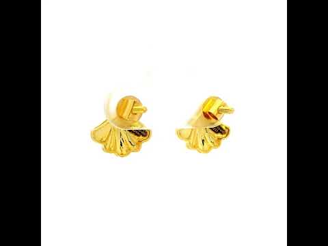 Petite Opulence Gold Studs for Women