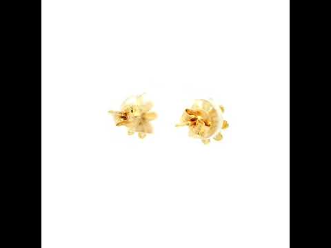 Shimmer in Grace Diamond Floral Studs