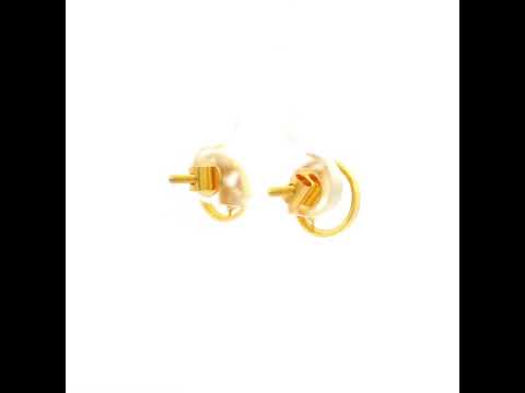 Mini Gleam Gold Studs for Women