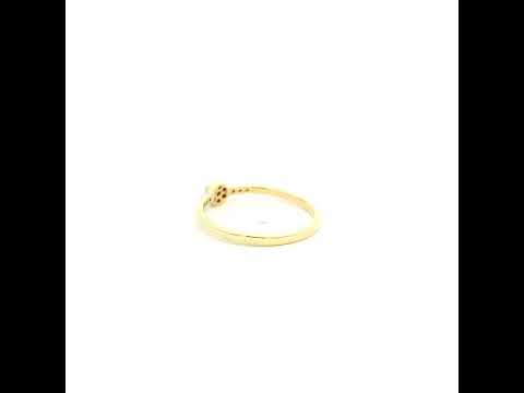 Bloom and Gleam 9K Diamond Ring