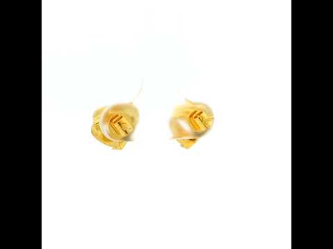 Heartful Grace Gold Studs
