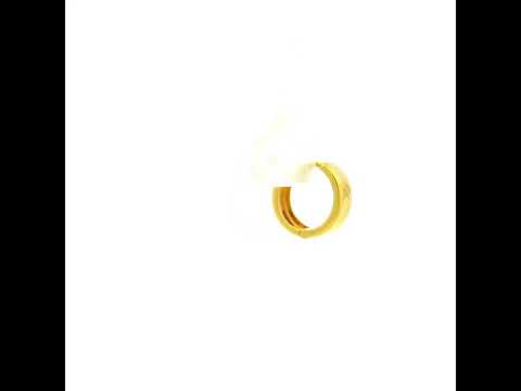 Edgy Gleam Gold Studs