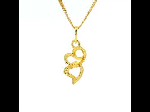 Two-gether Forever Gold Pendant