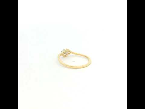 Polished Grace Diamond Ring 14K