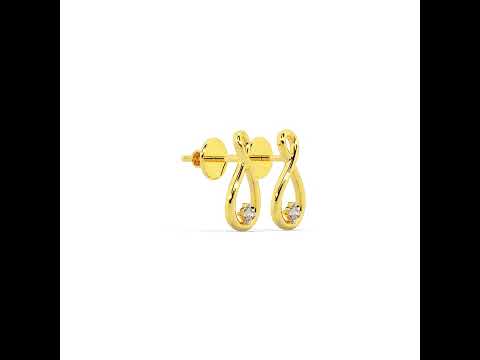 Dawn Dew Glow Gold Studs