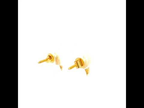 Mini Wings 14K Gold Studs