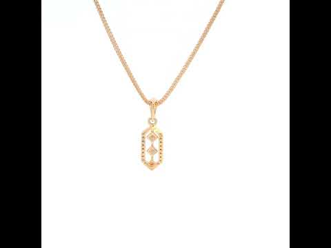 Genteel Posh Diamond Pendant 14K