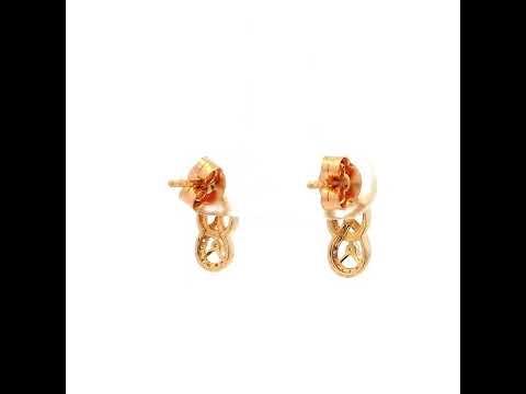 Sparkling Tear Drop Studs