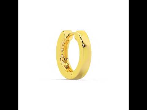 Dazzling Aura Gold Studs for Men