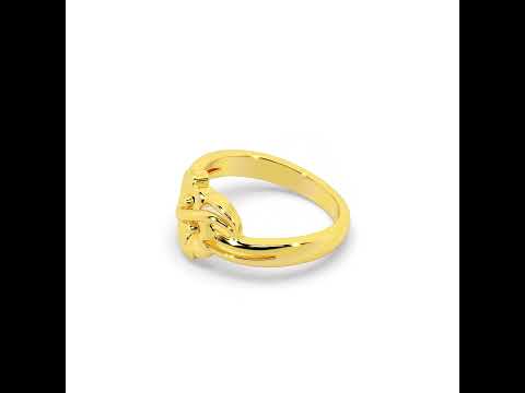 Enchanting Glimmer Gold Ring