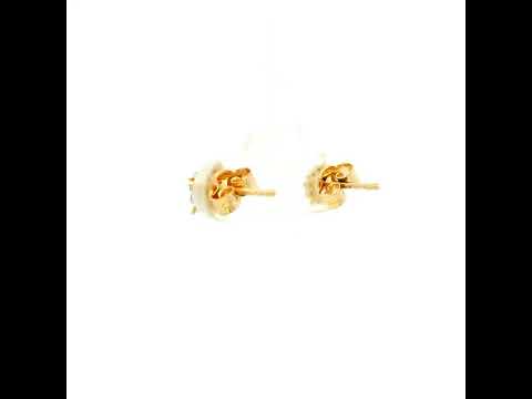 Marvelous Diamond Floral Studs