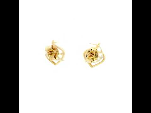 Whisper in Blossom 9K Diamond Studs