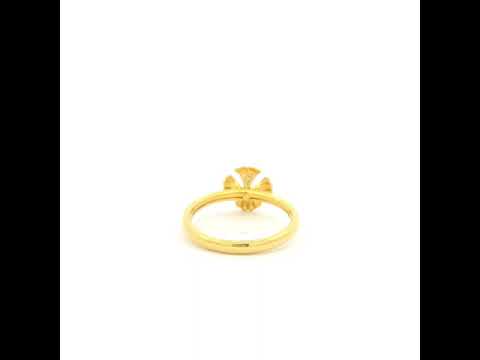 Petal Pulse Gold Ring
