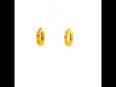 Glitz & Glam Gold Earrings