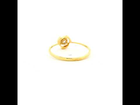 Oval Radiance Gold Ring for Women