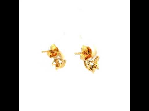 Golden Essence 18Kt Gold Earrings