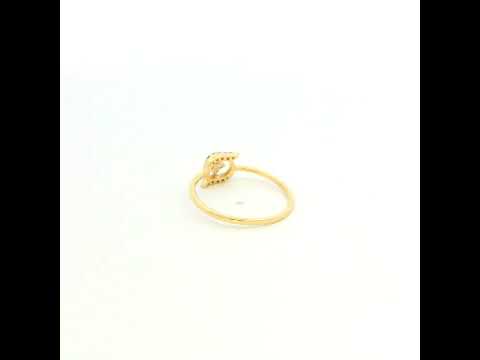 Soft Shimmer 14K Diamond Ring